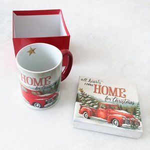 New! NIB Carson Christmas mug in gift box - All hearts come home for Christmas